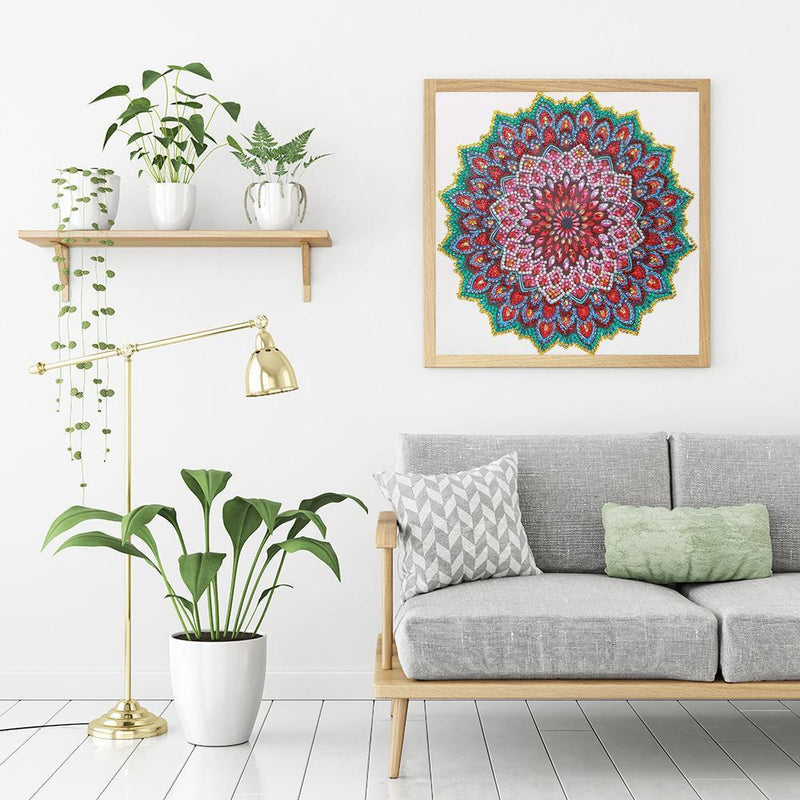 5D DIY Special Shaped Diamond Painting Mandala Cross Stitch Kits (DZ286) Newly