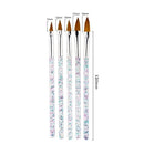 Tool Acrylic UV Gel Nail Pen Carving Brushes Nail Extension Gradient Manicure