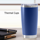 Thermal Car Mug Cup Stainless Coffee Vacuum Insulated Water Bottle (Blue) Newly