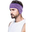 Winter Warm Double-Layer Fleece Scarf Neck Cover for Women Men (Purple)