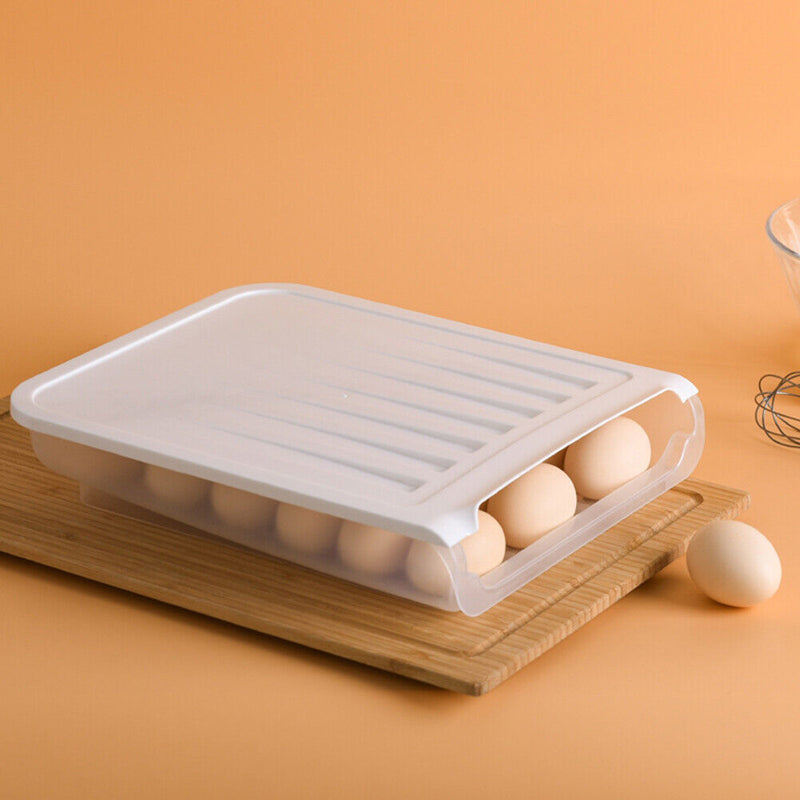 Refrigerator Egg Storage Box Portable Egg Drawer Storage Tray Holder Container