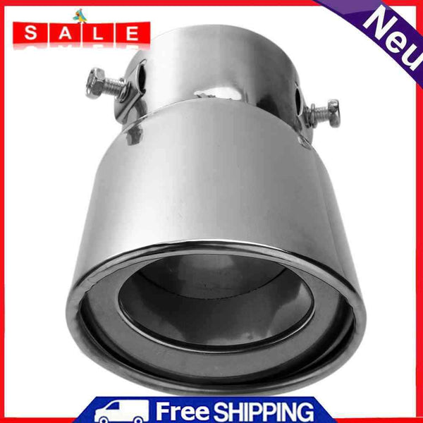 Universal Car Exhaust Muffler Tip Stainless Steel Cars Rear Throat End En