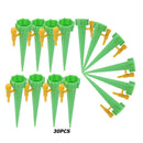 Drip Irrigation System Automatic Watering Spike for Plants (30pcs Green)