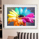 5D DIY Full Drill Diamond Painting Colorful Flower Cross Stitch Embroidery