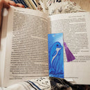 DIY Special Shape Diamond Painting Leather Bookmark Tassel Dolphin Book Logos