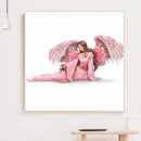 Full Round Drill Mosaic Craft DIY Pink Angel Rhinestone Diamond Painting Newly