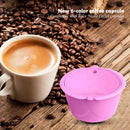 Stainless Steel Reusable Coffee Capsule Cup Filter for Dolce Gusto (Purple)