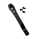 1PCS Gray Titanium Deep Carry Pocket Clip & Screw Set For Folder