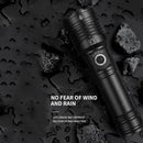 XHP160 LED Flashlight Type-C Charging Waterproof Lantern (Without Battery) Newly
