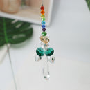 Crystal Hanging Drops Colorful Beads Angel Pendant Chandelier Curtain Decor