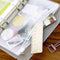 PVC A5 A7 Zipper Bag Card Bills Bags Loose Leaf Storage Holder Pockets (A6 Newly
