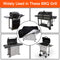 BBQ Grill Cover 210D Oxford Waterproof Windproof UV Resistant Grilling Protect