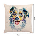 Cleanable Dog Puppy Print Pillowcase Anti-Fade Car Inner Seat Sofa Cushion