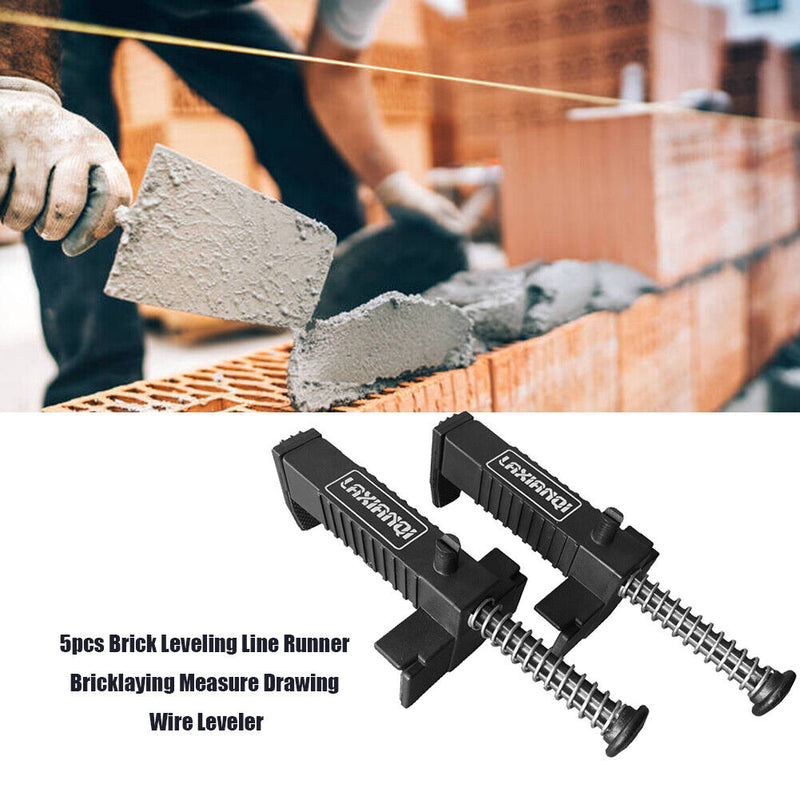 5pcs Bricklaying Leveling Line Runner Puller Construction Masonry Building Fixer