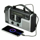 Flashlight Torch Emergency Radio Hand Crank Dynamo Wind Up Solar Weather Radio