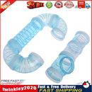 8pcs Hamster Tunnel Assembly Pipe Set External Small Pet Pipeline (Blue) Newly