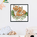 Partial Cross Stitch 14CT Cotton Thread Vulpes DIY Counted Embroidery Kits Craft