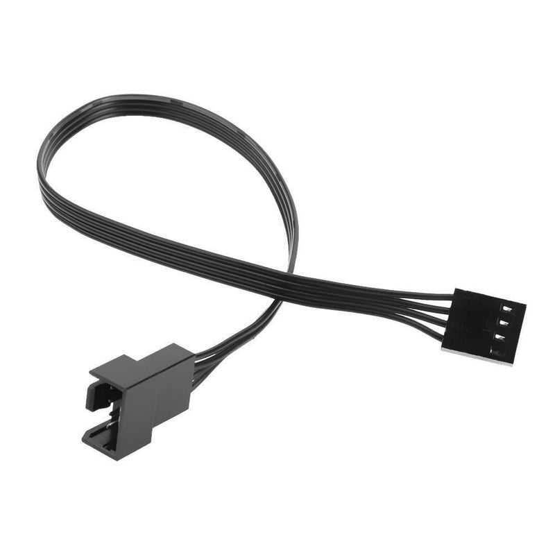 25cm Motherboard 4Pin Female to PWM Fan 4Pin Male Power Extension Cable