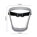 #A Adjustable Transparent Faceshield Eyeshield Windproof Dustproof Cycling Cover