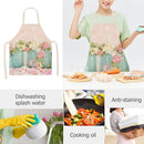 Flowerpots Kitchen Cotton Lines Apron Home Cooking Baking Bibs Coffee Shop Tools