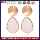 Geometric Love Dangle Earrings Women Round Metal Ear Drop Wedding Jewelry Gif