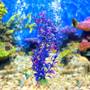 25cm Fish Tank Simulation Water Plants Aquarium Grass Weed Plants (Purple) Newly