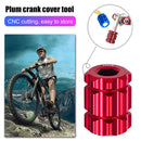 Aluminum Alloy Bicycle Crank Remove Tools Road Bike Crankset Wrench (Red)