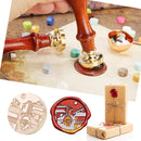 #A Retro House Pattern Seal Wax Stamp Head Fire Paint for Card DIY Envelopes Sta