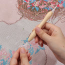 Crystal Point Drill Pen Diamond Painting Tool Wooden Handle 5D Diamond Painting