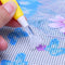 5D DIY Diamond Painting Cross Stitch Art Point Drill Pen with Light(Tiger)