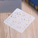 Star Theme Hollow Lace Ruler Embossing Template DIY Photo Album Draw Tool Newly