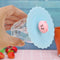 Cartoon Silicone Cup Cover Heat Resistant Sealed Cups Lid (Pink Pig Head)