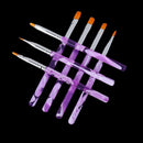 7PCS UV Gel Acrylic DIY Painting Pen Manicure Tools Nail Art Brushes Drawing