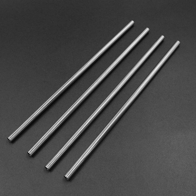 Reusable Stainless Steel Straight Drinking Tube Straw Pipette Suction Pipe Newly
