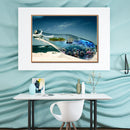 Sea Bottle DIY Full Drill Round Diamond Painting Embroidery Cross Stitch