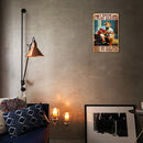 Playing Guitar Retro Metal Plate Tin Sign Plaque Poster for Bar Club Cafe