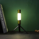 Camping LED Telescopic Flashlight with Tripod Nuts Rechargeable Torch (B)