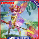 5D Rhinestone Pictures DIY Elf Fairy Full Round Drill Diamond Painting Craft Kit