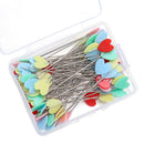 200PCS Home Needles Head Mini Patchwork Quilting Love Heart Sewing Pin