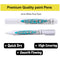 #A Acrylic White Paint Pens (4 Pack) Extra Fine Point (1mm) & Medium Tip (2mm)