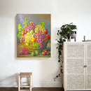 Hand Painted Oil Paint by Numbers DIY Fruit Grape Drawing Wall Decoration Gift