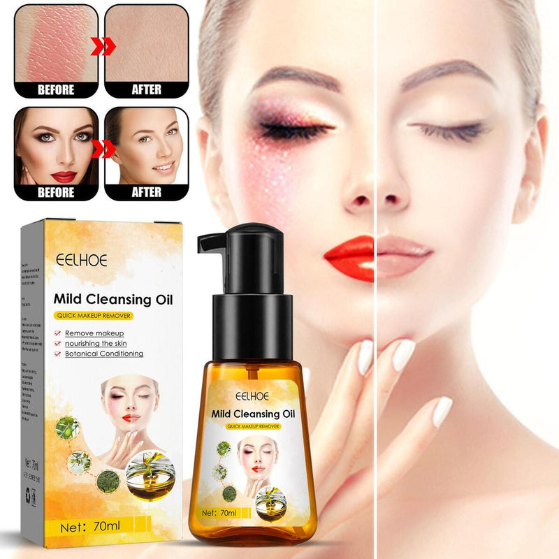 Plant Cleansing Oil Face Makeup Remover Grapeseed Oils Gentle Clean Blackhead