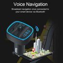 T25 Car Bluetooth 5.0 FM Transmitter MP3 Player Fast Charging Dual USB Charger
