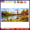 Mountain Lake Deer Oil Paint By Numbers Kit DIY Acrylic Painting on Canvas Set