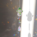 Diamond Drill Rainbow Collection Hang Crystal Prisms Wind Chime (Snowman) Newly
