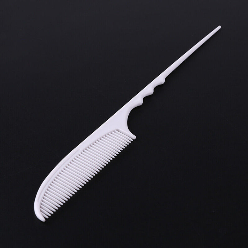 Pointed Tail Comb Anti-Static Plastic Rat Tail Hair Comb Hairdresser Hair Bru