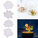 Flower Shaped Soft & Flexible Coaster Molds Reusable & Rich Details Molds Newly