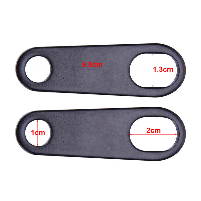 Motorcycle Turn Signal Indicator Light Lamp Holder Shock Brackets (Black)