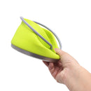 Outdoor Folding Silicone Kettle Portable Mini Boiling Pot w/ Handle (Green)