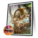5D DIY Diamond Painting Kits Woods Fairy Full Round Drill Wall Decor Art